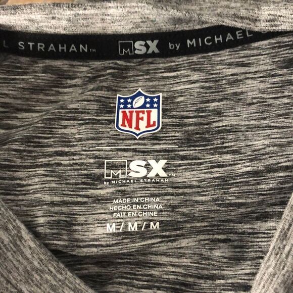 NFL MSX by Michael Strahan Heathered Gray Browns Performance Long Sleeve Tee - Picture 4 of 7